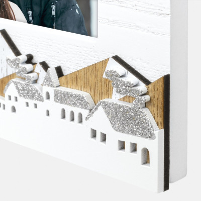 Moldura Zermatt 10x15 (Detalhe casas com neve)