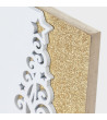 Moldura Lugano 10x15 (Detalhe estrela e dourado)