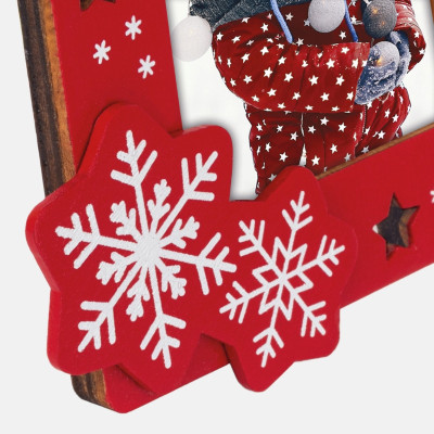 Pendente de Natal Valdai RED (Detalhe flocos)