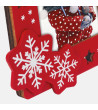 Pendente de Natal Valdai RED (Detalhe flocos)