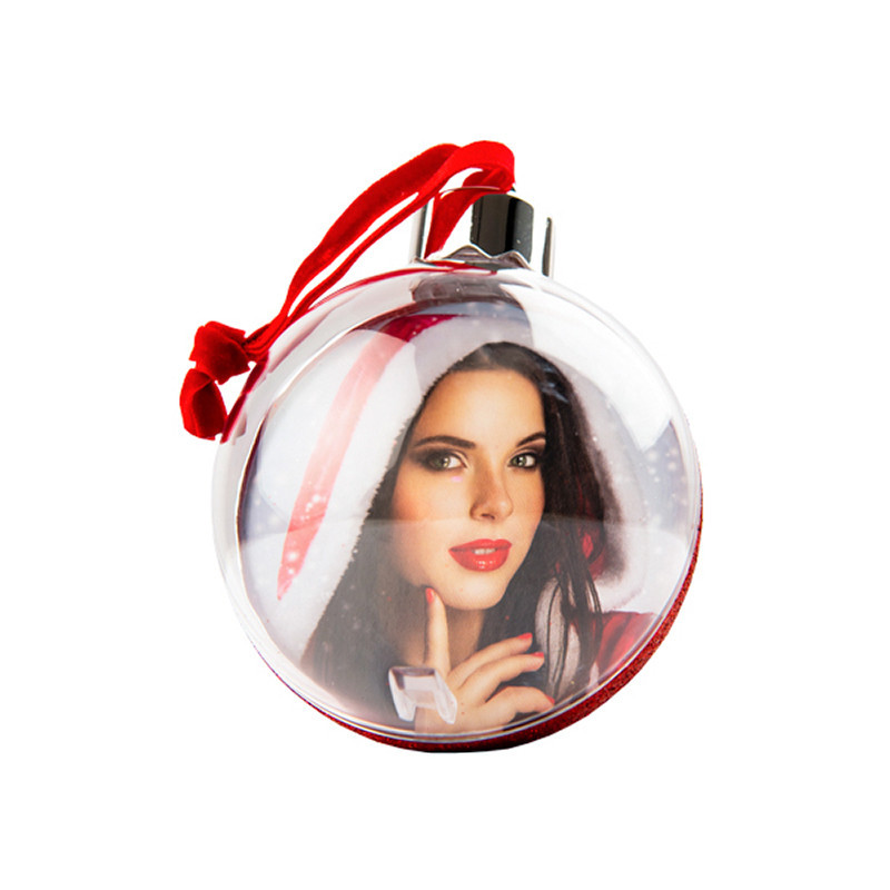 Bola de Natal 7,5cm Vermelha