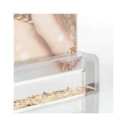 Acrílico 10x15 com base gold