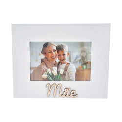 Moldura White Mãe 10x15 - horizontal personalizável