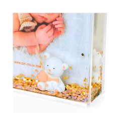 Moldura com corações personalizável