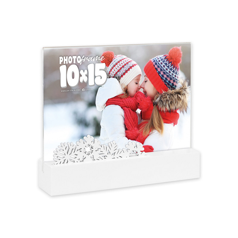 Moldura acrílica Serena 10x15 - horizontal personalizável