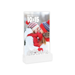 Moldura acrílica Serena 10x15 - horizontal personalizável