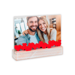 Moldura acrílica Gemma 10x15 - horizontal personalizável