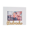 Moldura White Padrinho 10x15 - horizontal personalizável
