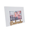 Moldura White Padrinho 10x15 - horizontal personalizável