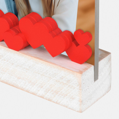 Moldura acrílica Serena 10x15 - horizontal personalizável