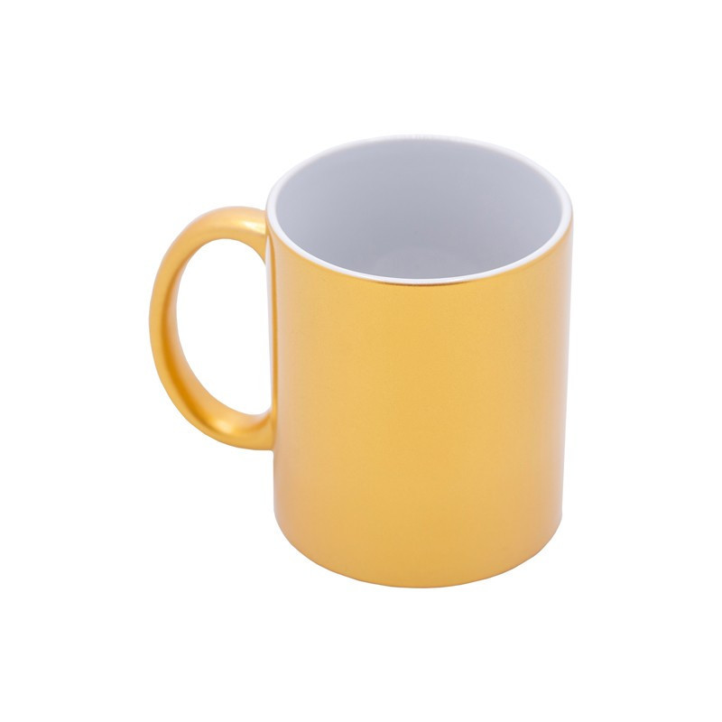 Caneca dourada para sublimação