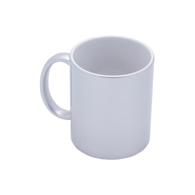 Caneca prateada para sublimação