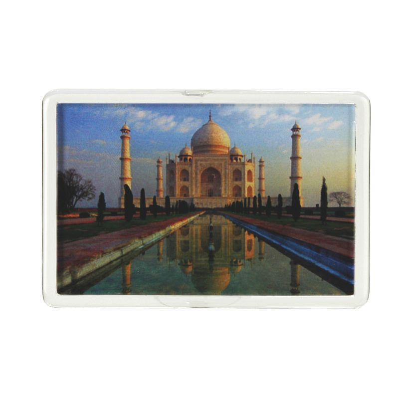 Íman retangular em acrílico personalizável