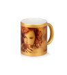Caneca dourada personalizada
