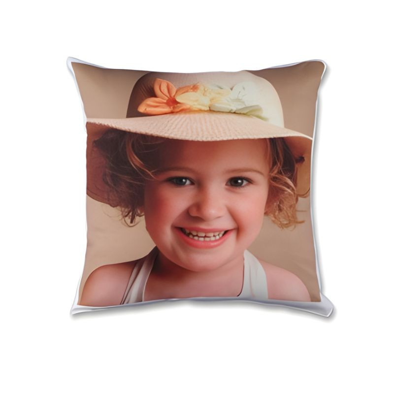 Almofada 35x35 branca personalizada