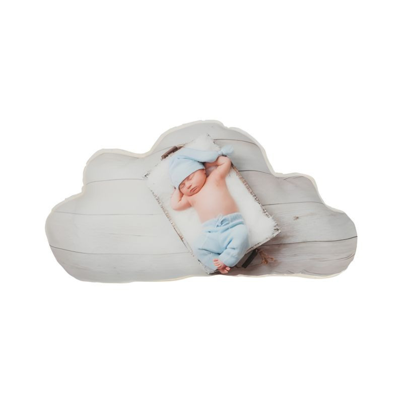 Almofada nuvem com pêlo personalizada