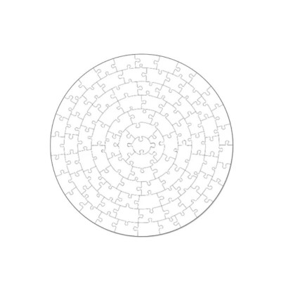 Puzzle redondo 200 peças para sublimação