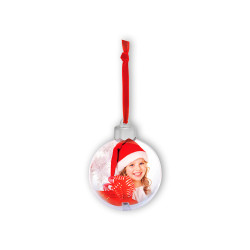 Bola de Natal 10cm personalizável