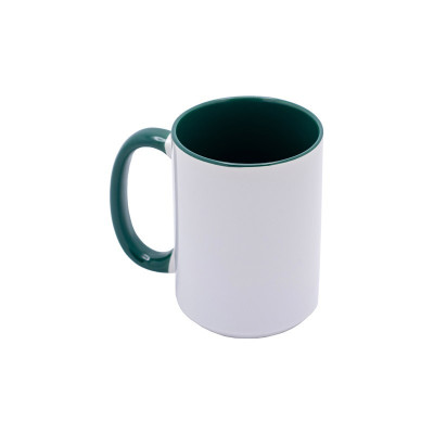 Caneca orbed verde personalizada