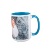 Caneca orbed azul personalizada