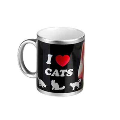 Caneca prateada personalizada