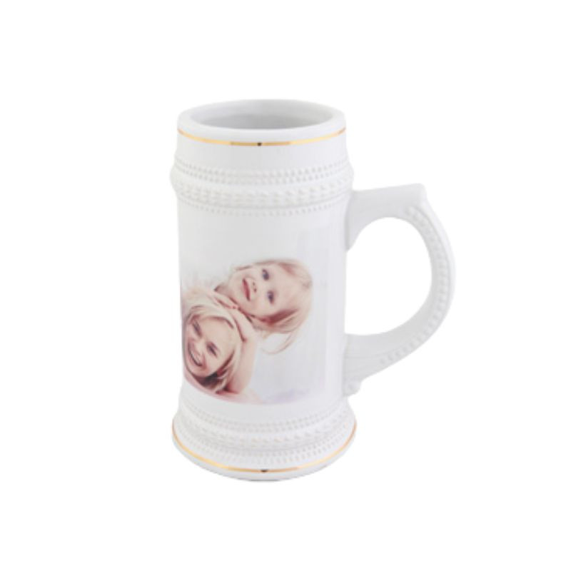 Caneca de cerveja asa larga personalizada